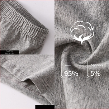 Férfi pamut boxer alsó, laza fazon, középmagas derekú, egyszínű – 95–100% pamut, ágyék rész pamutból