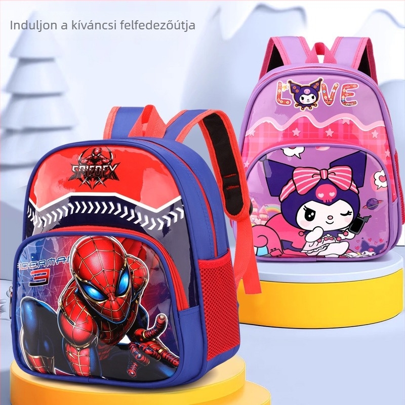 Iskolai hátizsák anime cartoon mintával, Oxford anyagból, légáteresztő, ultrakönnyű, poliészter bélés