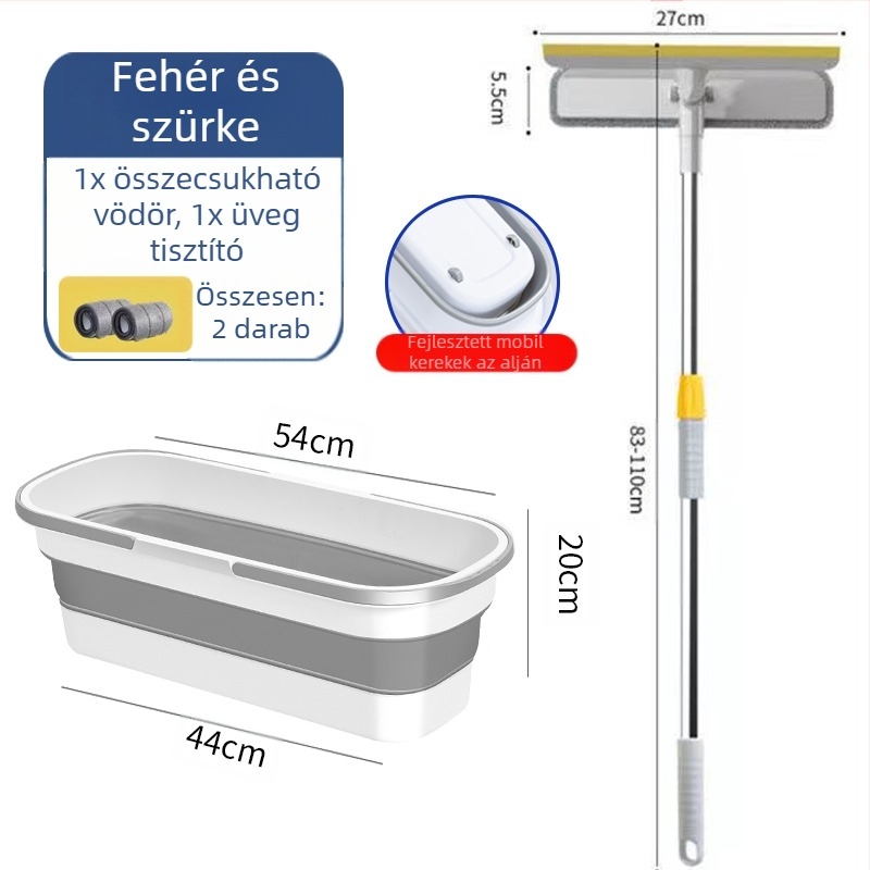 Összecsukható téglalap alakú mop vödör, műanyag, márka Other, nem importált, más piacra jutási idő