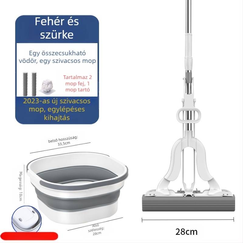 Összecsukható téglalap alakú mop vödör, műanyag, márka Other, nem importált, más piacra jutási idő