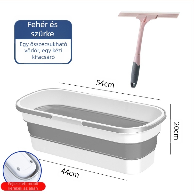 Összecsukható téglalap alakú mop vödör, műanyag, márka Other, nem importált, más piacra jutási idő