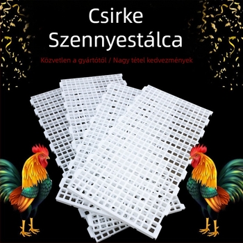 Műanyag trágyaszivárgó lemez csirkekosarakhoz — Jiwang, állattenyésztés és akvakultúra területekhez, hőmérséklet-tartomány 20-60°C