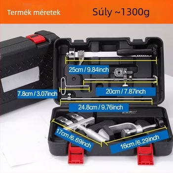 Fix szögű késélező, multifunkcionális, cinkötvözetből készült