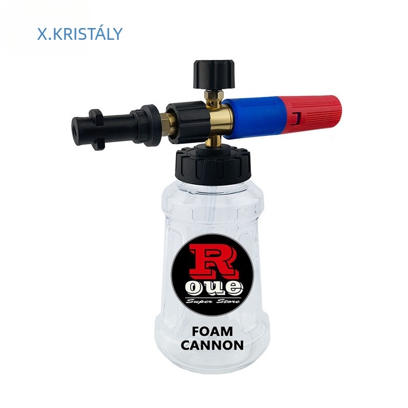 Autómosó habspray pisztoly, 5000 PSI, fej és markolat réz–alumínium ötvözetből, autómosáshoz