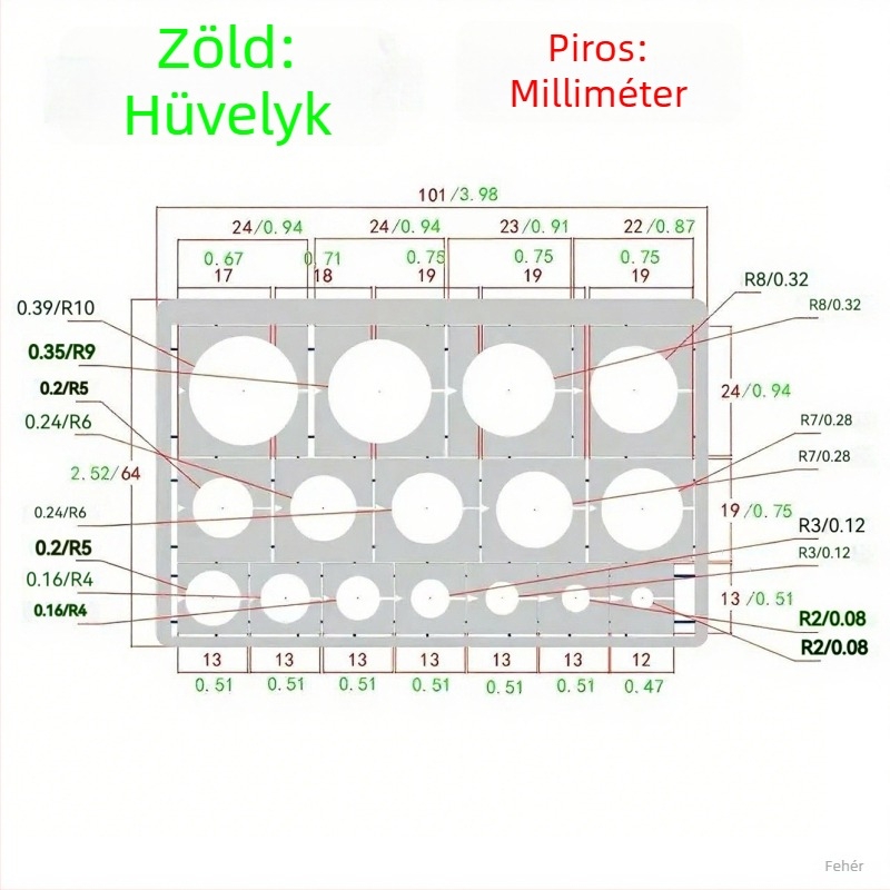 Kör alakú maszkoló tábla tankmodell festéséhez – több méretű permetező eszköz
