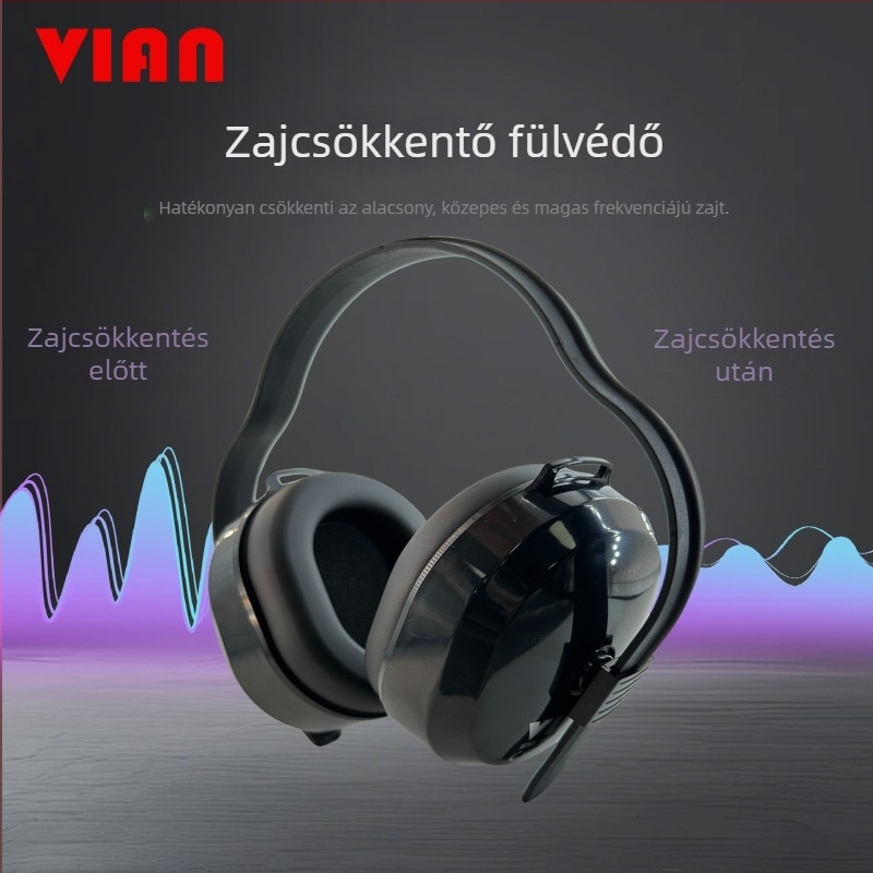 Vian 1427 Zajcsökkentő fülvédők alváshoz és tanuláshoz, ipari zajcsökkentés