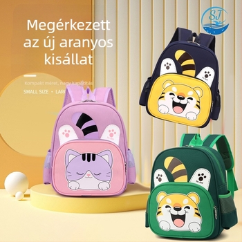 Uniszex gyerek hátizsák rajzfilmfigurákkal, divatos, könnyű és kényelmes szabadtéri használatra, testre szabható iskolai táska