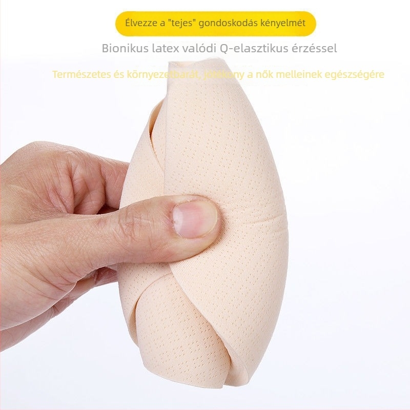 Természetes latexből készült ultra-vastag melltartópárnák, kis méretű mellek növelésére, vastag Push-Up betétek, szivacsos hátoldali párnázás