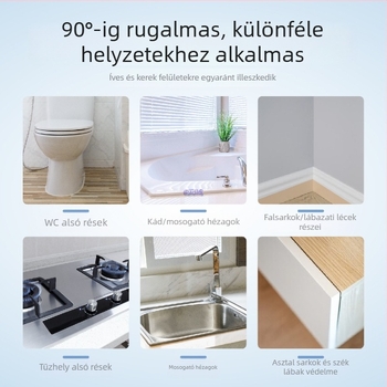 Vízálló és penészálló tömítő szalag konyhai mosogatókhoz, fürdőszobákhoz és WC-khez