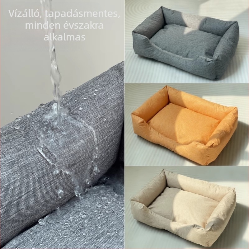 Vízálló, négy évszakos háziállatfészek, lélegző kationikus szövésű, macska-fészek-matrac, amely nem tapad a szőrre