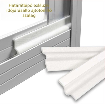S-alakú öntapadó ablakszigetelő sáv csúszó ablakokhoz