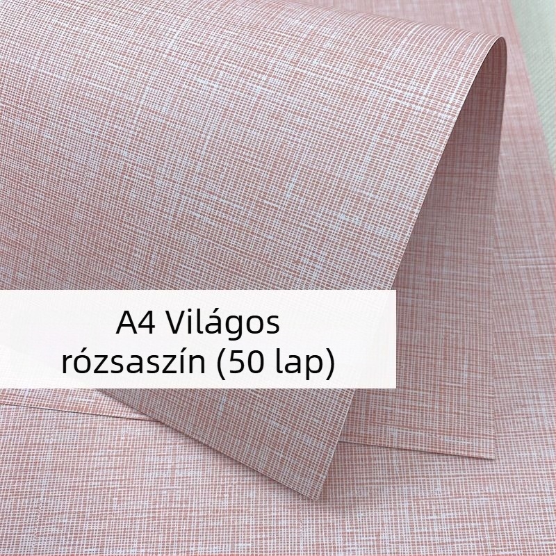 Bőr textúrájú borítólap, sík kivitel, méret A3/A4, 180 g/m²