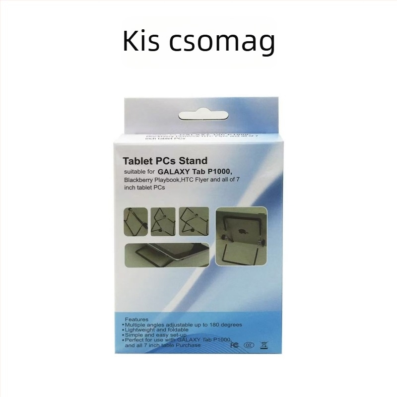 Összecsukható fémtámasz az asztalhoz iPadekhez, tabletekhez és okostelefonokhoz, ideális kollégiumi tanuláshoz