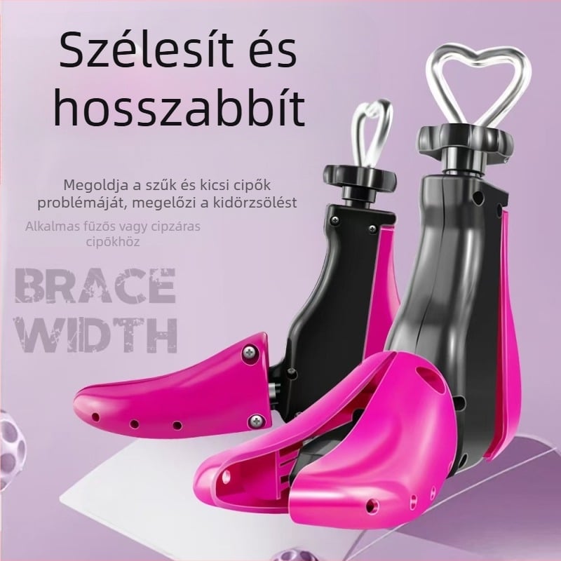 Cipő- és csizma nyújtó, állítható univerzális cipőnyújtó, férfiaknak és nőknek, sarok- és formázó, gyűrődés elleni