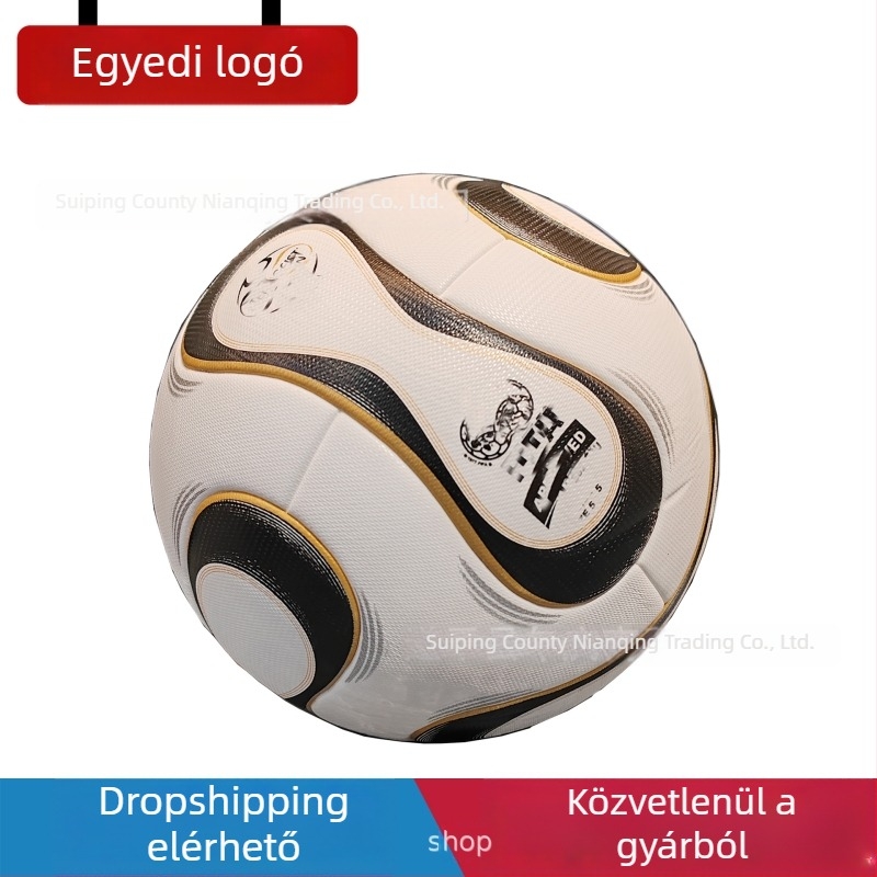 5-ös méretű, varrás nélküli textil belső kamrás futball, vizsgákhoz