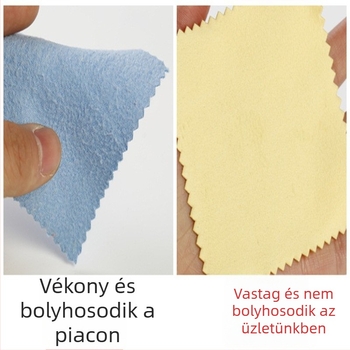 Ezüst polírozó kendő ékszerek és ezüst tárgyak tisztítására