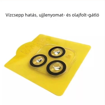 Edzett üveg objektívvédő, kompatibilis az iPhone 16 Pro Max, iPhone 15 és az iPhone 14 hátlapi kameráival
