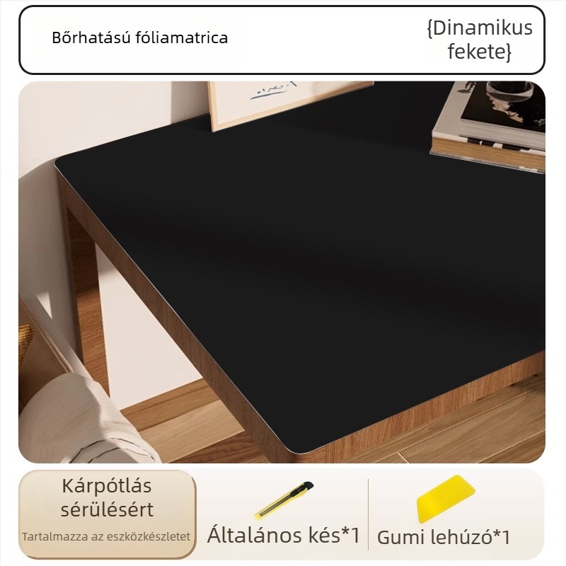 Öntapadós PVC fólia szekrényekhez és bútorokhoz, vízálló és nedvességálló, vastag dekoratív felület, egyszínű