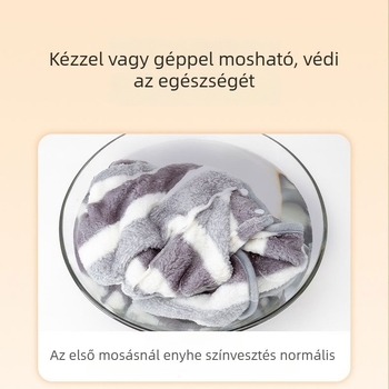 Háziállatok fürdető köntöse korall fleece-ből, gyorsan száradó törölköző kutyáknak és macskáknak