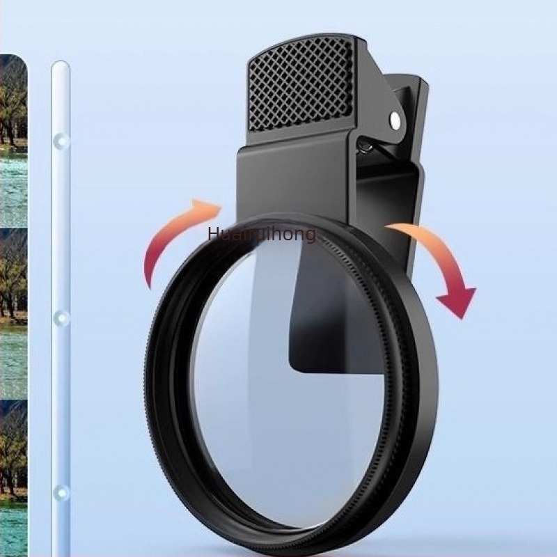 Univerzális telefon polarizáló szűrő klippel, eltávolítja a tükröződéseket, HD szűrő.