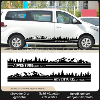 K-661 Nagy méretű RV oldalsó matrica - Kaland autó decal