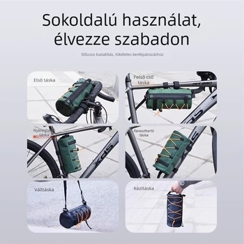 Vízálló elülső keret- és felsőcső táska kerékpárhoz, út- és terepkerékpárokhoz