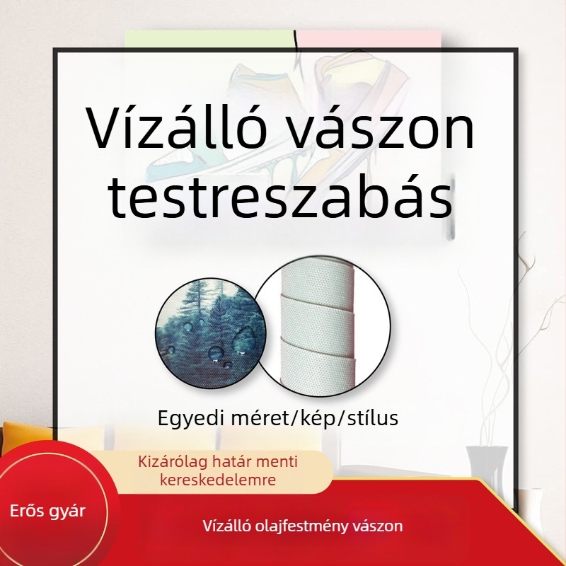 Személyre szabható vászonposzter izom művészettel a fitneszhez — nyomtatás az Ön képéből
