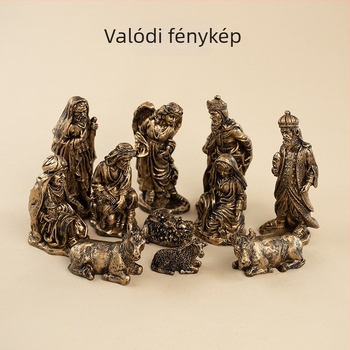 Műgyantából készült mini tájkép figurák készlet - 11 stílus