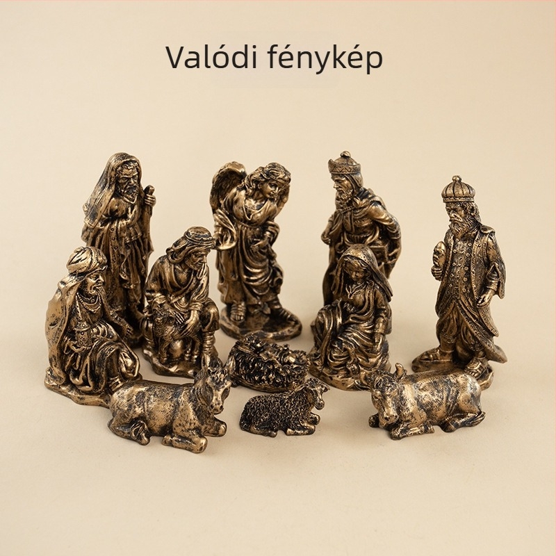 Műgyantából készült mini tájkép figurák készlet - 11 stílus