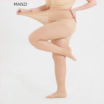 40D vékony harisnyanadrág magas derékkal, fenékemelő, plusz méret, légáteresztő Core-Spun nylon, nőknek
