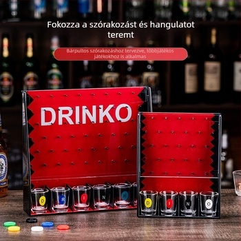 Műanyag pinball játék italhoz bárban és karaoke-hoz