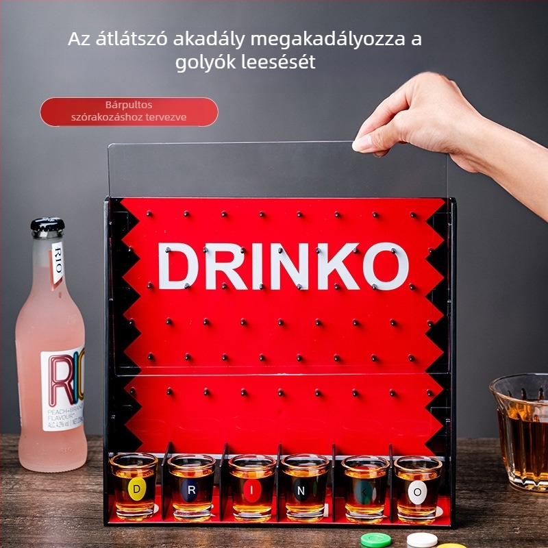 Műanyag pinball játék italhoz bárban és karaoke-hoz