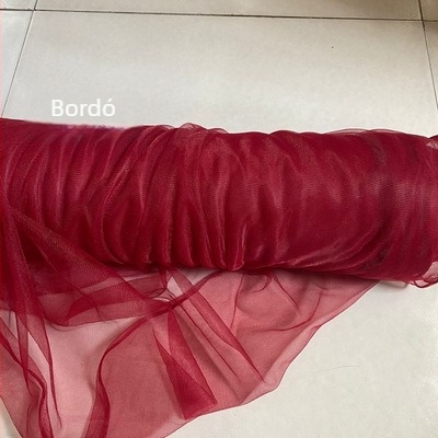 Esküvői tüll függönyök, dekorációk a székek hátán, mennyezeti és színpadi tüll Swiss organza