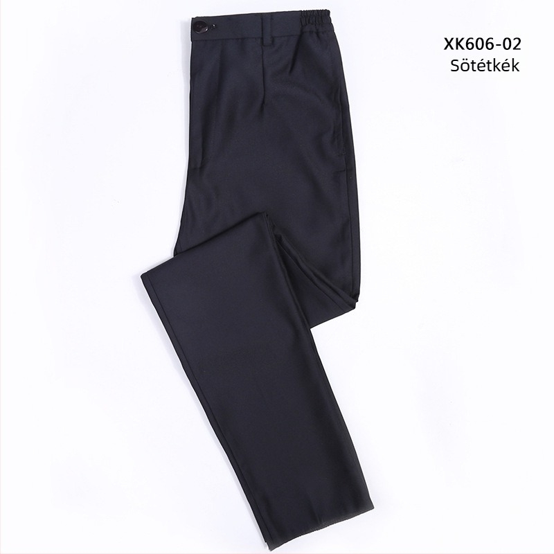 Női nyári koreai stílusú üzleti–szabadidő nadrágok, egyenes szabás, munkához