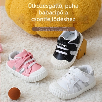 Tótyogók cipők gyerekeknek, 0–2 évesek, aranyos sportcipők, csúszásmentes talppal, uniszex, Velcro-zár