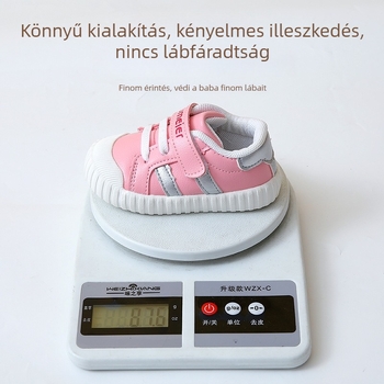 Tótyogók cipők gyerekeknek, 0–2 évesek, aranyos sportcipők, csúszásmentes talppal, uniszex, Velcro-zár