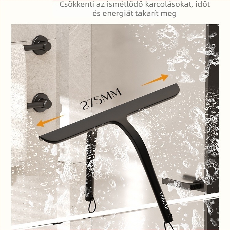 Otthoni üvegtisztító törlő – tükrök, munkalapok és fürdőszoba (zuhanyzó)