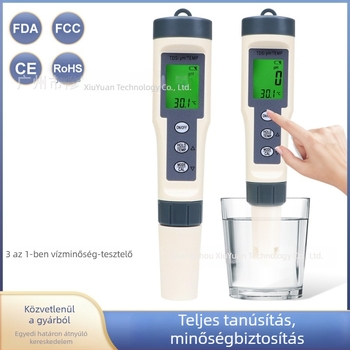 EZ9901 3–az–1-ben vízminőségi mérő TDS/pH/hőmérséklet, háttérvilágítással