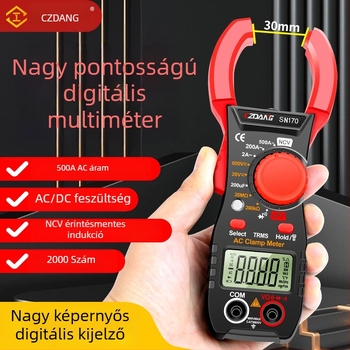 Czdang Magas Pontosságú Hordozható Csuklós Árammérő Villanyszerelőknek, Többfunkciós Digitális Kijelzővel