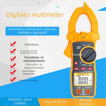 Magas pontosságú digitális csuklós ampermérő és multiméter automatikus AC/DC funkciókkal