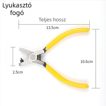 5 hüvelykes mini lyukasztó fogó öv- és óraszíjhoz, DIY eszköz