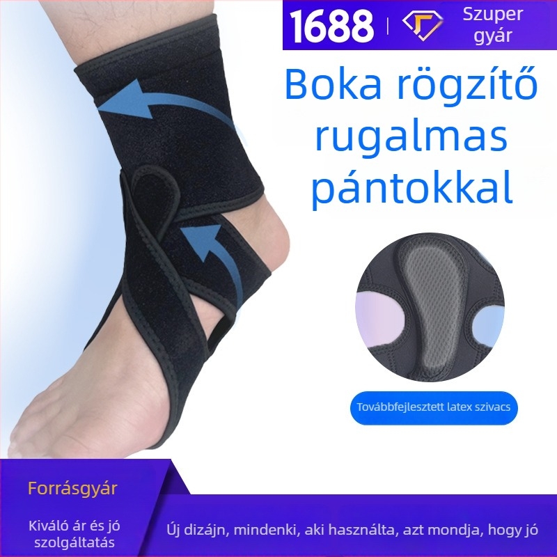 Rugalmas boka mandzsetta sportokra – lélegző boka védelem, anti-rotáció, kosárlabda és túrázás