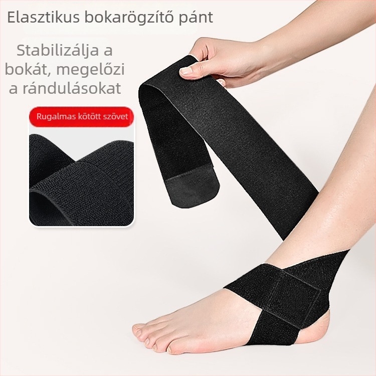 Erősített elasztikus pántos bokaortézis sporthoz – boka támogatás és ficam utáni felépülés