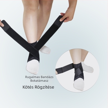 Neoprén bokavédő sporthoz – stabilizáló védelem, csúszásmentes támogatás
