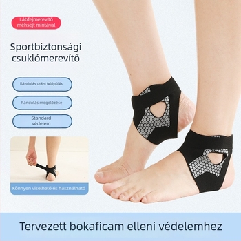 Bokarögzítő sporthoz, ficamvédelmet nyújtó, állítható támogatás