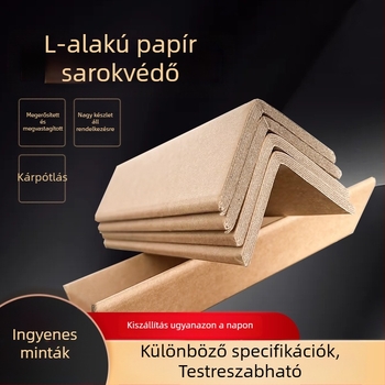 L alakú papírsarkvédő, 30×40×50, keretekhez és üvegbútorokhoz