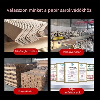 L alakú papírsarkvédő, 30×40×50, keretekhez és üvegbútorokhoz