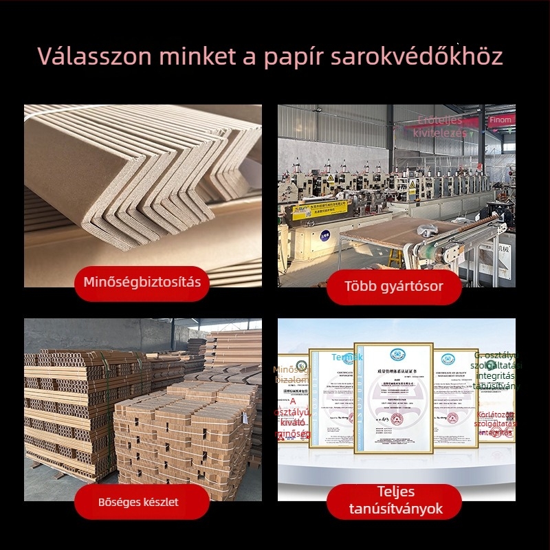 L alakú papírsarkvédő, 30×40×50, keretekhez és üvegbútorokhoz