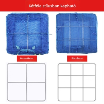 Összecsukható szárító háló legyek elleni védelemmel, zöldségek, édesburgonya, hal és gyümölcsök szárítására; vastagabb kivitel