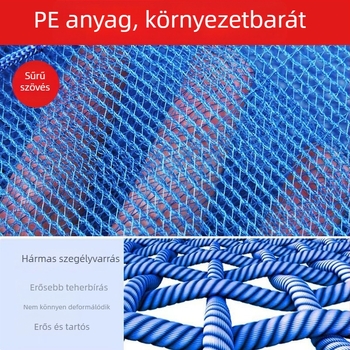Összecsukható szárító háló legyek elleni védelemmel, zöldségek, édesburgonya, hal és gyümölcsök szárítására; vastagabb kivitel